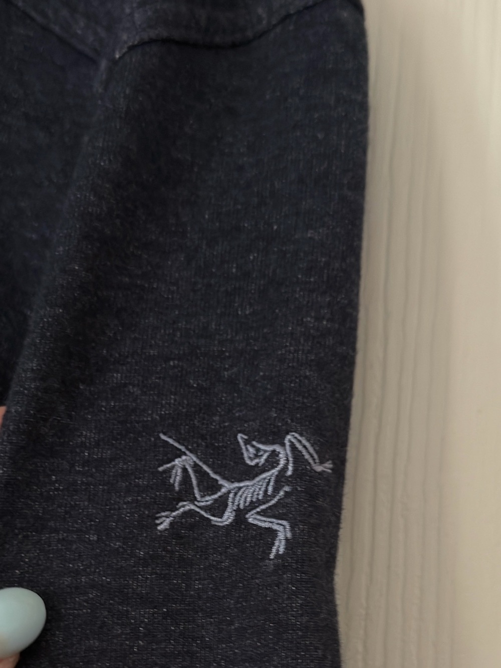 Arc'teryx Men's Long-Sleeve Polo in Charcoal Black - Picture 3 of 5